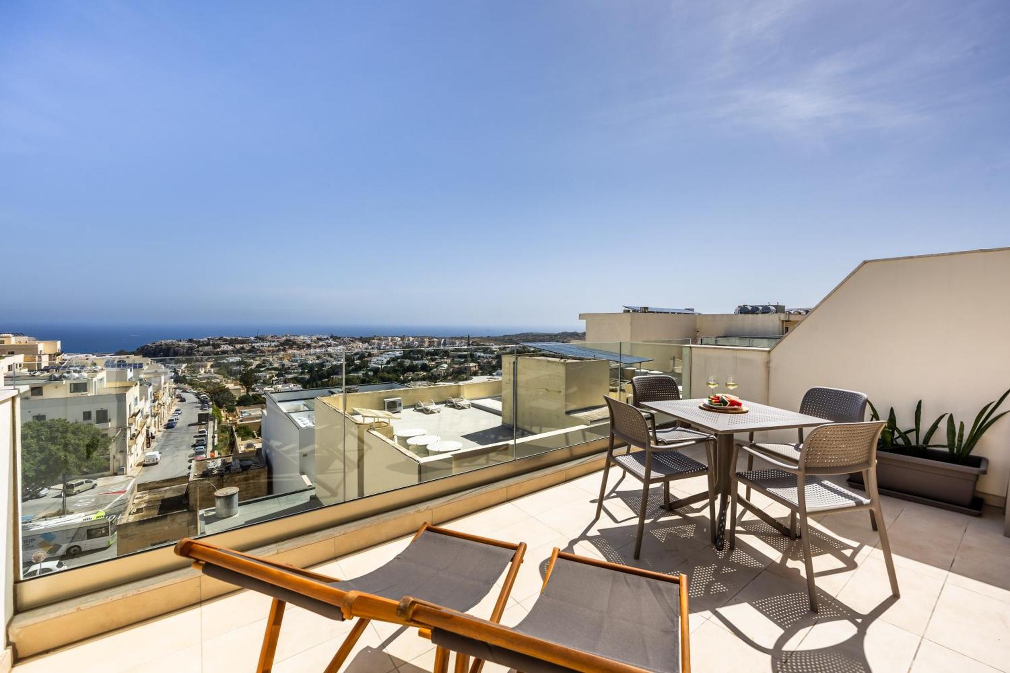 TheLodge-Mellieha2BEDhugeTERRACEseaviewFLAT 7 Exterior foto